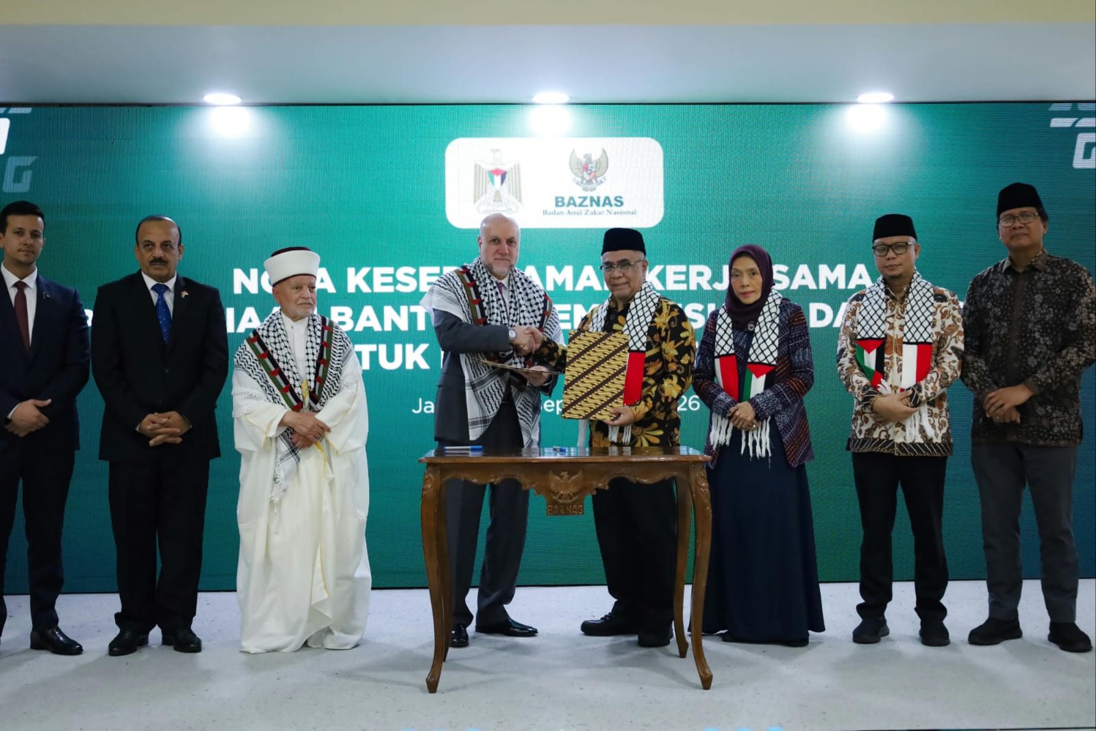 Baznas RI dan Komite Bantuan Kepresidenan Palestina Perkuat Kerja Sama Kemanusiaan