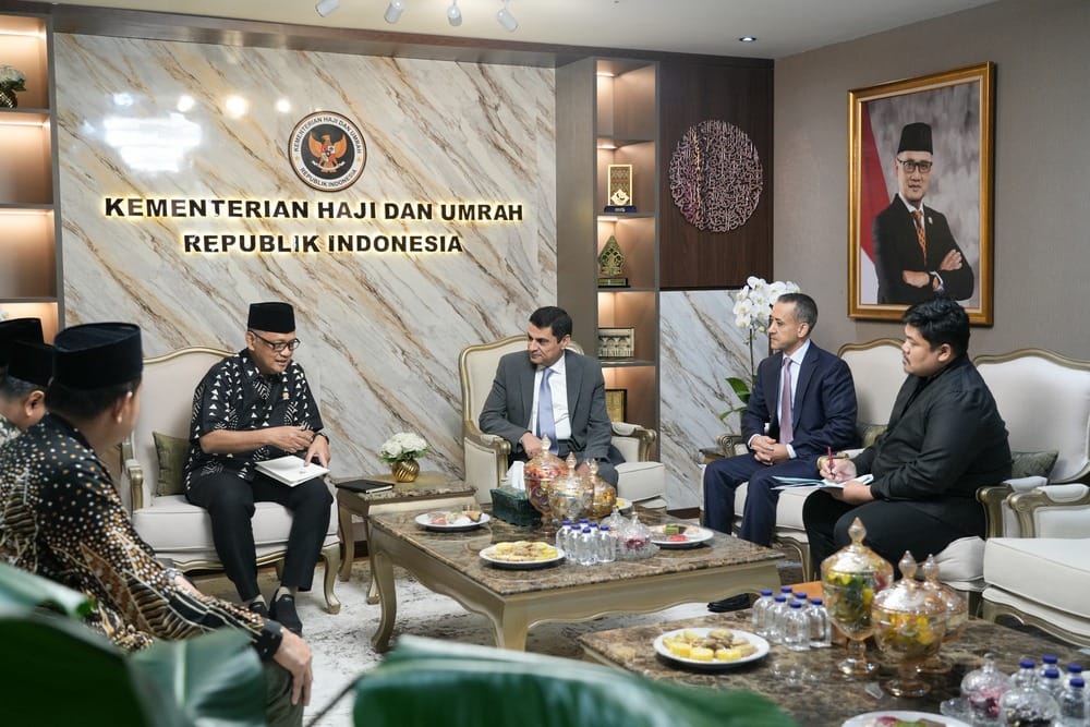 Terima Kunjungan Dubes Yordania, Menhaj Bahas Peluang Wisata Jamaah Haji dan Umrah Indonesia