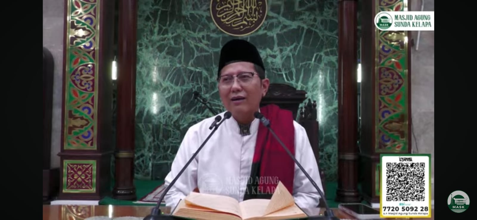 Di Masjid Agung Sunda Kelapa, Kiai Cholil Nafis Tekankan Kewajiban Suami Beri Nafkah Anak dan Istri