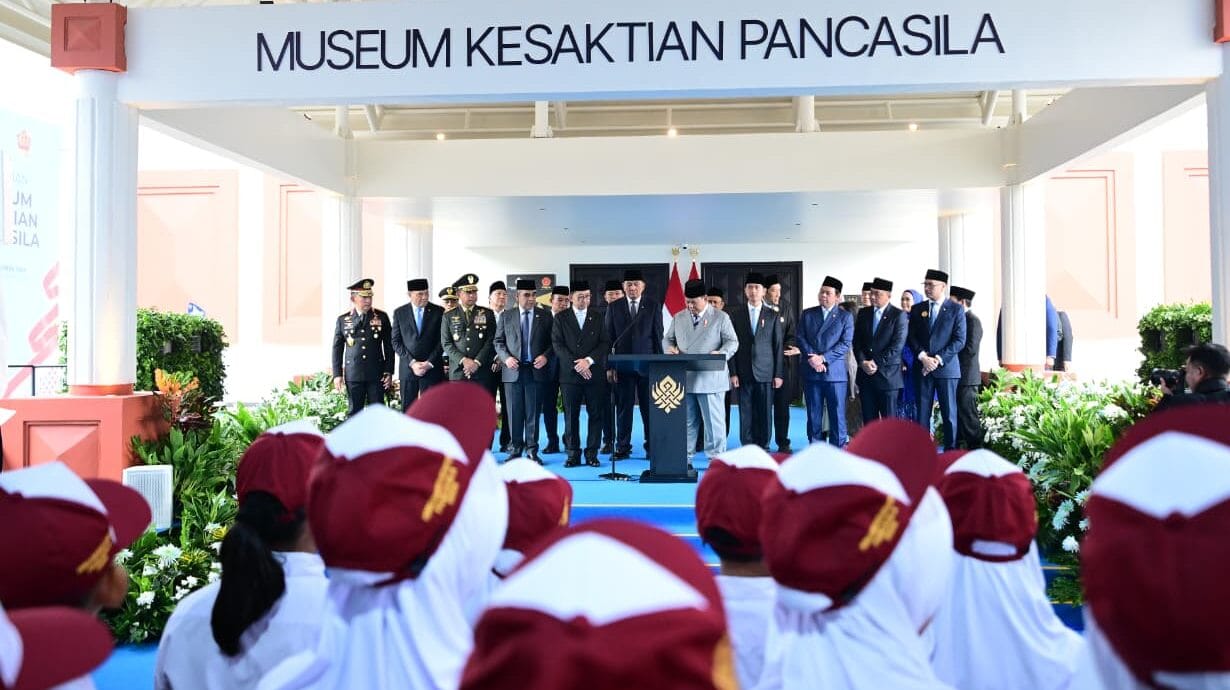 Usai Pimpin Upacara, Presiden Prabowo Resmikan Renovasi Museum Kesaktian Pancasila